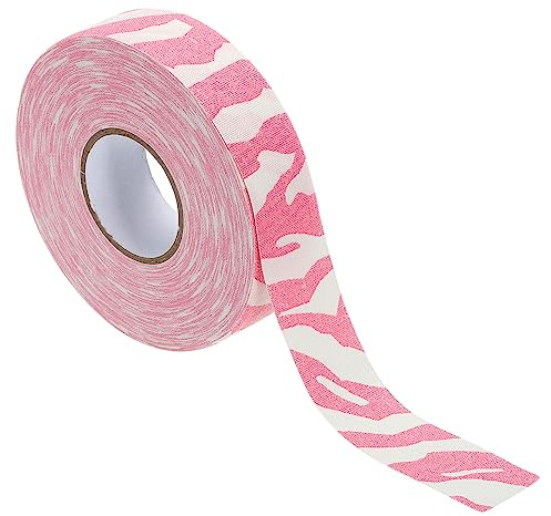 PATIKIL Hockey Tape 1 X27 Yard, Multipurpose Grip Protector for Hockey Stick Blade Baseball Bat, Pink Texture