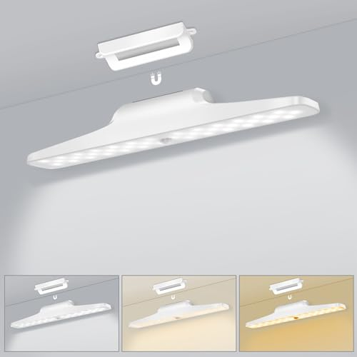 Luce Armadio LED con Sensore di Movimento Luce LED Sottopensile Luci Notturna Dimmerabile Controllo 4 Modalità Lampada Guardaroba Luce da Esposizione USB Ricaricabile Cucina Scale Corridoio Garage