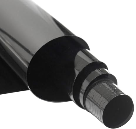 ETOPARS 60cm x 300cm 15% VLT Auto Scheibentönungsfolie Tönungsfolie Rolle Fensterfolie Sichtschutzfolie Scheibenfolie Sonnenschutzfolie Fenster Aufkleber Rauch