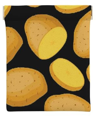 Pomme de Terre aux légumes, Sac de Rangement pour Femmes, Portefeuille supérieur à Presser, Petit Porte-Monnaie, Pochette de Changement