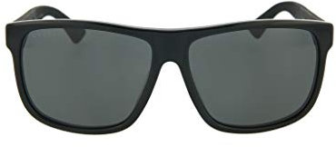 Gucci Herren GG0010SA 001 Sonnenbrille, Schwarz (Black/Grey), 59