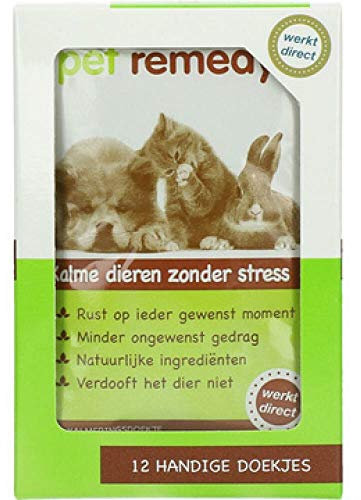 Pet Remedy Calming Wipes - 12 pieces