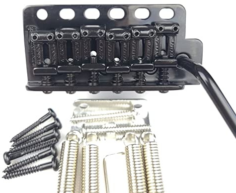 Guitar Replacement Parts Elektrisk Gitarr Tremolosystem Bro + Böjda Stål Sadlar