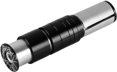 Laroal Extensor de Potencia para Horquillas de MTB: diámetro Interior de 24,6-25,4 mm, Altura Ajustable de 3-55 mm. Elevadores de Manillar de aleación de Aluminio CNC con Kit Espaciador.