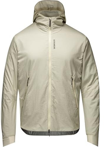 GOREWEAR Concurve WINDSTOPPER Veste de Course à Capuche Isolée Homme, Veste Coupe-Vent et Chaude avec Capuche, Coupe Slim