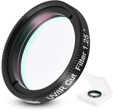 Astromania 1.25 IR/UV Blocking Filter - Keeps Your Planetary Images Sharp