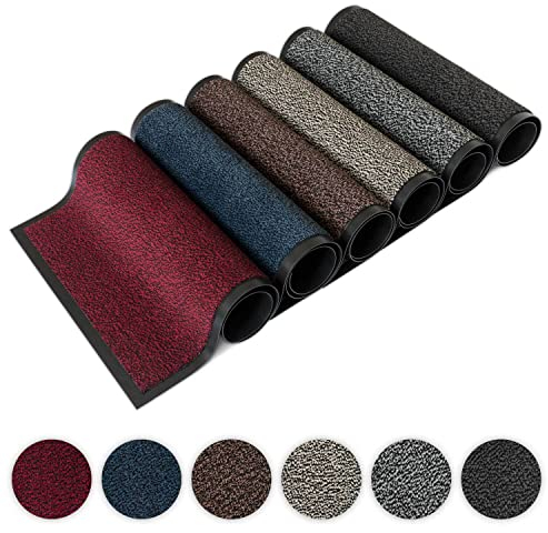 Kettelservice-Metzker® Schmutzfangmatte | Sauberlaufmatte | versch.Farben & Größen | blau-schwarz-meliert 120 x 180 cm