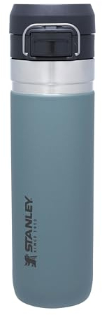 Stanley Quick Flip Borraccia Termica 0.7L - Fredda Per 12 Ore - Borraccia Acciaio Inossidabile - Bottiglia Acqua Senza BPA - Compatibile Con Portabevande - Lavabile In Lavastoviglie - Shale