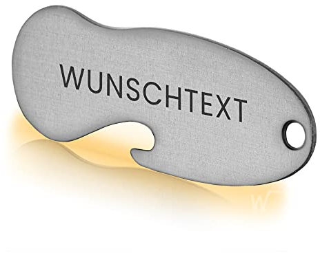 Einkaufswagenlöser ® Personalisiert inkl. Flaschenöffner/Schlüsselanhänger Personalisiert inkl. Schlüsselfundservice Einkaufswagen/Einkaufschip