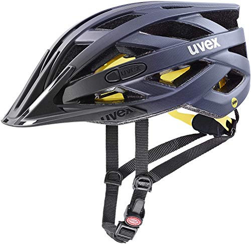 uvex i-vo cc MIPS - Leichter Allround-Helm für Damen und Herren - MIPS-Sysytem - erweiterbar mit LED-Licht - Midnight-Silver matt - 52-57 cm