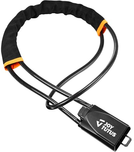JOYTUTUS Extended Steering Wheel Lock 39.3in/100CM Car Seat Belt Lock with 3 Keys, Double Car Anti Theft Device,Fits Most Vehicles, Trucks, SUVs, and Vans
