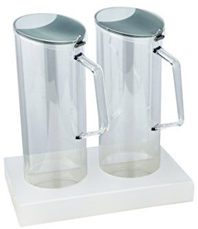 Müslidispenser cerealien-dispenser dispenser 2 x 1,5 liter polykarbonat 3 delar