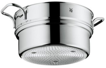 WMF ProfiSelect 24 cm Dämpfereinsatz, Küchen-Dampfgarer, Food Steamer, Edelstahl, Silber