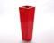 Elegant Einrichten Pflanzkübel Blumenkübel Fiberglas säule konisch 30x30x90cm Hochglanz rot