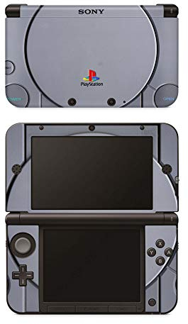 Skins4u Aufkleber Design Schutzfolie Vinyl Skin kompatibel mit Nintendo 3DS XL Retro PsOne