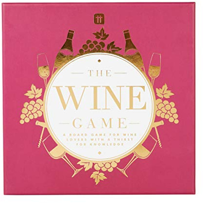 Talking Tables Wine Themed Trivia Board Game | Games Night | Adults, After Dinner Party, Table Game, General Knowledge, Wines Lover, Alcohol, Bottle, Drinking, Christmas, Birthday, Present (WINE-GAME)