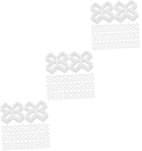 BESTonZON 300pcs Tile Leveling System Spacers for Accurate Tile Positioning Grout Clips for Wall and Floor Installation for Tiling Projects