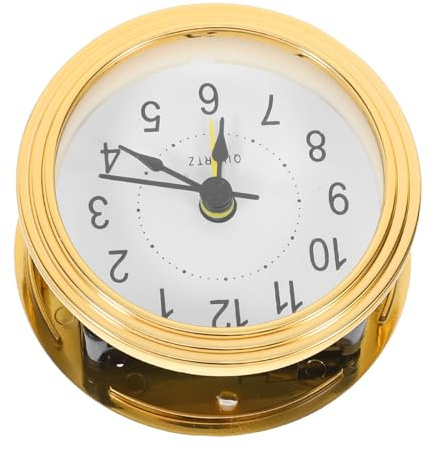 KONTONTY Reloj Despertador De Cuarzo Vintage Reloj De Escritorio Infantil con Precisión Horaria para Colocar Junto Cama Pared para Proyectos De Oficina Hogar y Bricolaje