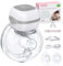 Electric Breast Pump Wearable, Portable Rechargeable Hands-Free Pump, 40dB Ultra Quiet Wireless with 3 Modes 12Levels, Leakproof Design for Nursing Moms at Work, Home, Travel