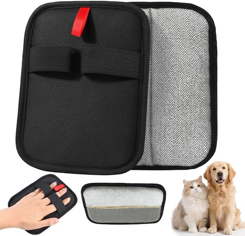 HO-SFSM 2 Guantes quitapelusas para Animales, Guantes para el Cuidado del Pelaje, quitapelusas para Lavado y depilación, para Gatos y Perros