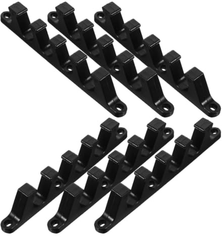 iplusmile 6pcs Plastic Folding Chair Adjustment Bracket for Lounger and Garden Chairs, 5-gear Recliner Connector with Effortless Installation and Weatherproof Design, for Outdoor Camping