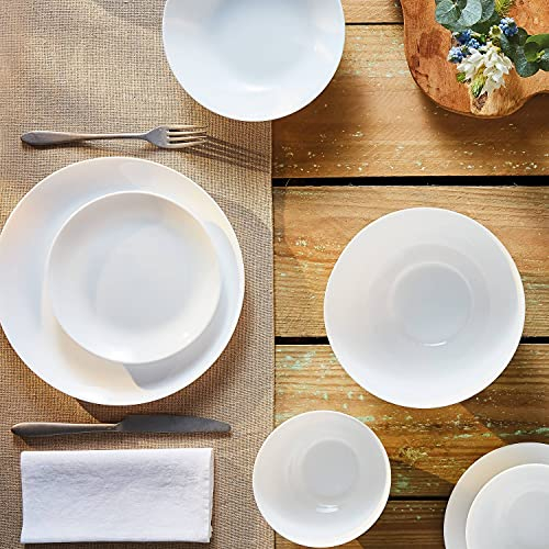 LUMINARC - Servizio da tavola Diwali per 6 persone, 18 pezzi, 6 piatti piani, 6 piatti fondi, 6 piatti da dessert in vetro