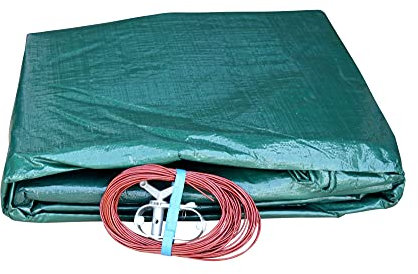 Telo di copertura invernale per piscina rettangolare, 7,0 x 3,0 m