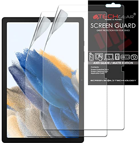 TECHGEAR [2 pezzi] Galaxy Tab A8 10.5 2022 Proteggi Schermo Opaco (SM-X200 / X205) - Antiriflesso Pellicole Protettive Opaca [Senza Bolle] Designata per Samsung Galaxy Tab A8 10.5 2022