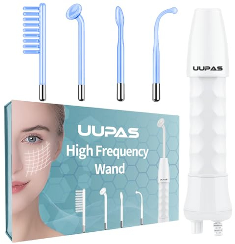 UUPAS 4 en 1 Azul Máquina Facial de Alta Frecuencia Profesional