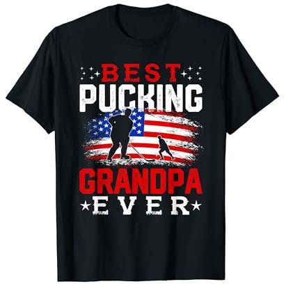 Hockey-Trikot mit dem besten Pucking Opa aller Zeiten T-Shirt