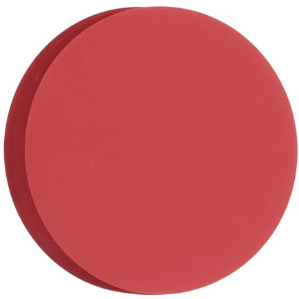 QUARKZMAN 30 Pcs Cercles Découpés en Papier Rouge, 6 Pouces Ronds Découpés 200gsm/75lb Carton de Cercle pour l'Artisanat DIY Décoration de Tableau d'Affichage de Classe