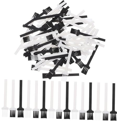 PAMINGONO 60 Pièces Brosse De Nettoyage De Rasoir Auto Tondeuses Fil pour Le Nettoyage Rasoir Électrique pour Femme Nettoyant De Maquillage pour Brosse à Joint Clavier Plumeau Plastique