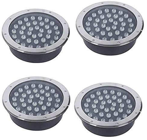 WZYDYDY 36W Foco Suelo Led, Impermeable IP67 Lámpara de Subterránea Foco Empotrable en el Piso for Jardín Lámpara de Luces de Jardín for Exterior(Yellow Light)