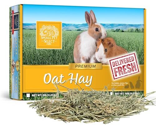 Small Pet Select Oat Hay for Rabbits, Guinea Pigs & Chinchillas, 5 lb