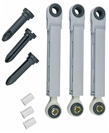 Bosch Siemens 00742719 742719 742719 Amortisseur de vibrations pour machine à laver avec alésage 8 mm/14 mm avec douilles de réduction 14/11 mm et boulons de fixation compatibles avec Balay Constructa