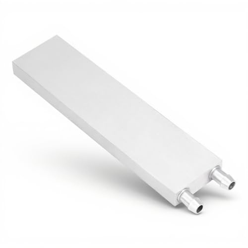 ASHATA Bloque de Refrigeración de Agua de Aluminio, de Disipación de Calor para PC, Ordenador, CPU,para Refrigeración por Agua Líquida de Portátil(40 * 160 * 12 mm)