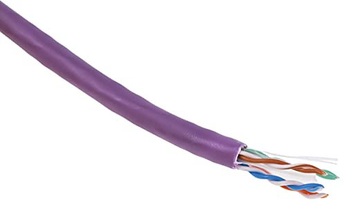 RS PRO Ethernet Cable Cat.6 305 m Purple Installation Cable U/UTP Outer Diameter 6 mm LSZH 305 m Roll