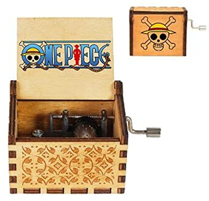 Un pezzo Titan Music Box Giocattolo Legno Manovella Inciso Vintage In Legno Musicbox Compleanno Halloween Natale San Valentino Regalo