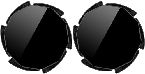YIANERM Adhesive Dashboard Mount Disk Pad for Sat Nav GPS Suction Cup Mount Dash Camera Windshield Holder Tablet Car Phone Cradle Base (2-Pack,80mm) (Black)