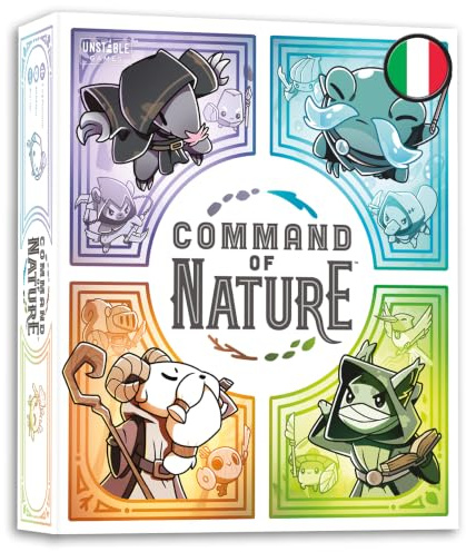 Asmodee – COMMAND OF NATURE – Gioco da Tavolo Deck-Building