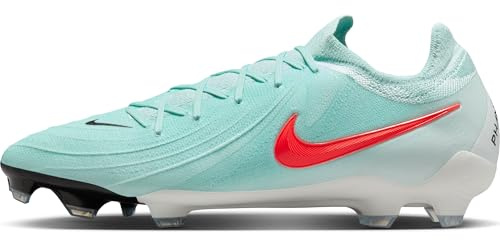 Nike Low-Top-Fußballschuh Nike Phantom Gx 2 Pro Fg Low-Top-Fußballschuh, Mint/Atomic Red-Off Noir, FJ2563-300, 45.5 EU (11.5 US)