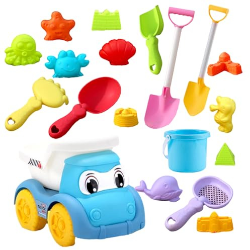 Giocattoli da spiaggia per bambini - Set di secchi per giochi con sabbia e acqua, pala, , giocattolo da spiaggia, set da gioco per scavare la sabbia | Adatto per uso domestico, picnic al parc