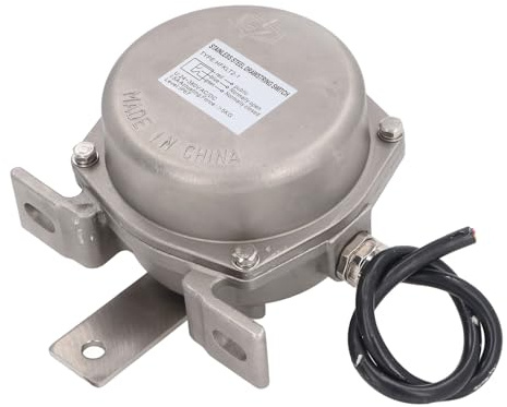 Cocoarm Dubbelriktad Repomkopplare Rostfritt Stål Band Transportör Drag Rope Switch 24 Till 380V IP67 1NO 1NC Manuell Automatisk återställning för Transportörkranport Gruvsystem