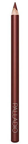 Palladio Lip Liner Pencil, Wooden, Firm yet Smooth, Contour and Line with Ease, Perfectly Outlined Lips, Comfortable, Hydrating, Moisturizing, Rich Pigmented Color, Long Lasting, Vermouth