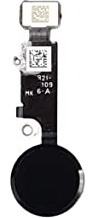 Smartex® Home Button Flexkable kompatibel mit iPhone 8 - Schwarz Homebutton Schalter Ersatzteil
