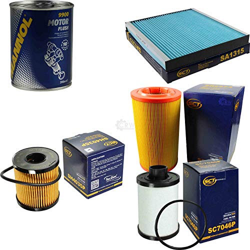 Original SCT Inspektionspaket Filter Set + Motor Flush Motorspülung 11586769