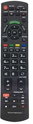 Sostitutivo telecomando panasonic tv N2QAYB000487 per telecomando tv panasonic N2QAYB000487 per TV