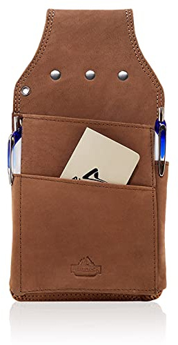 AVANCO Sac de serveur en cuir (151D) Marron Ambidextre