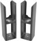 Milano Alpha Single Double Vertical Horizontal Radiator Floor Mounting Feet - Anthracite