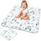 Alfombra bebe acolchada plegable - manta de juego para bebes colchoneta suelo infantiles o tapete infantil habitacion para niños y niñas 100 cm Certificado Oeko-Tex África